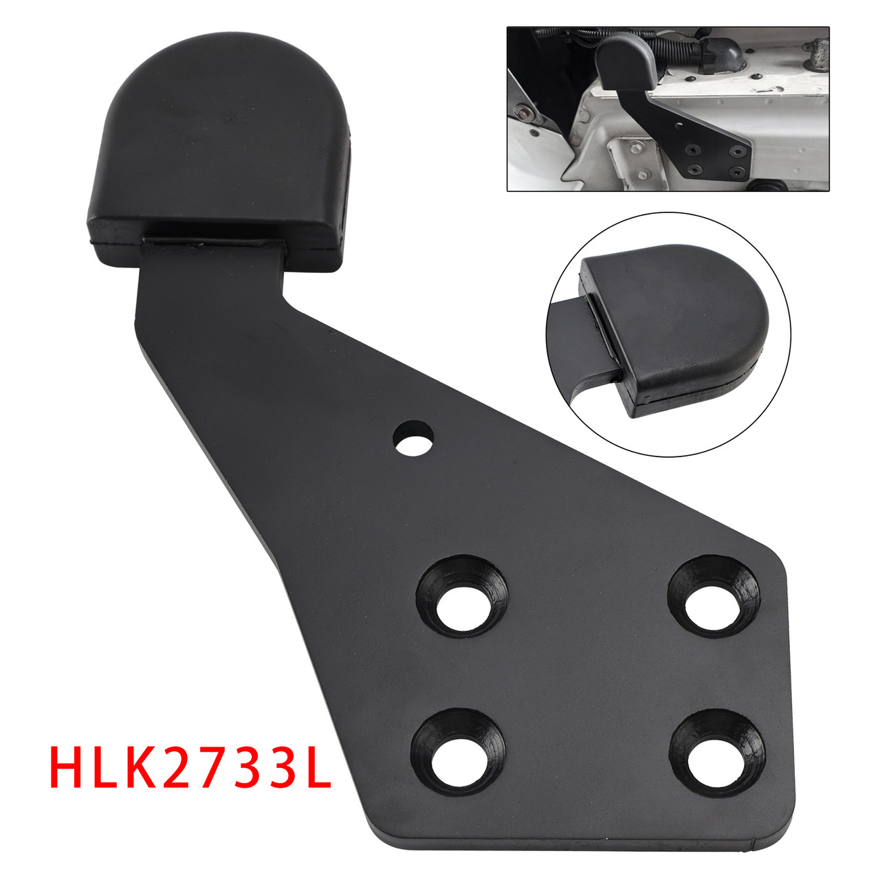 Select International Trucks Hood Guide Poly Left Driver Side IHC HLK2733L Generic