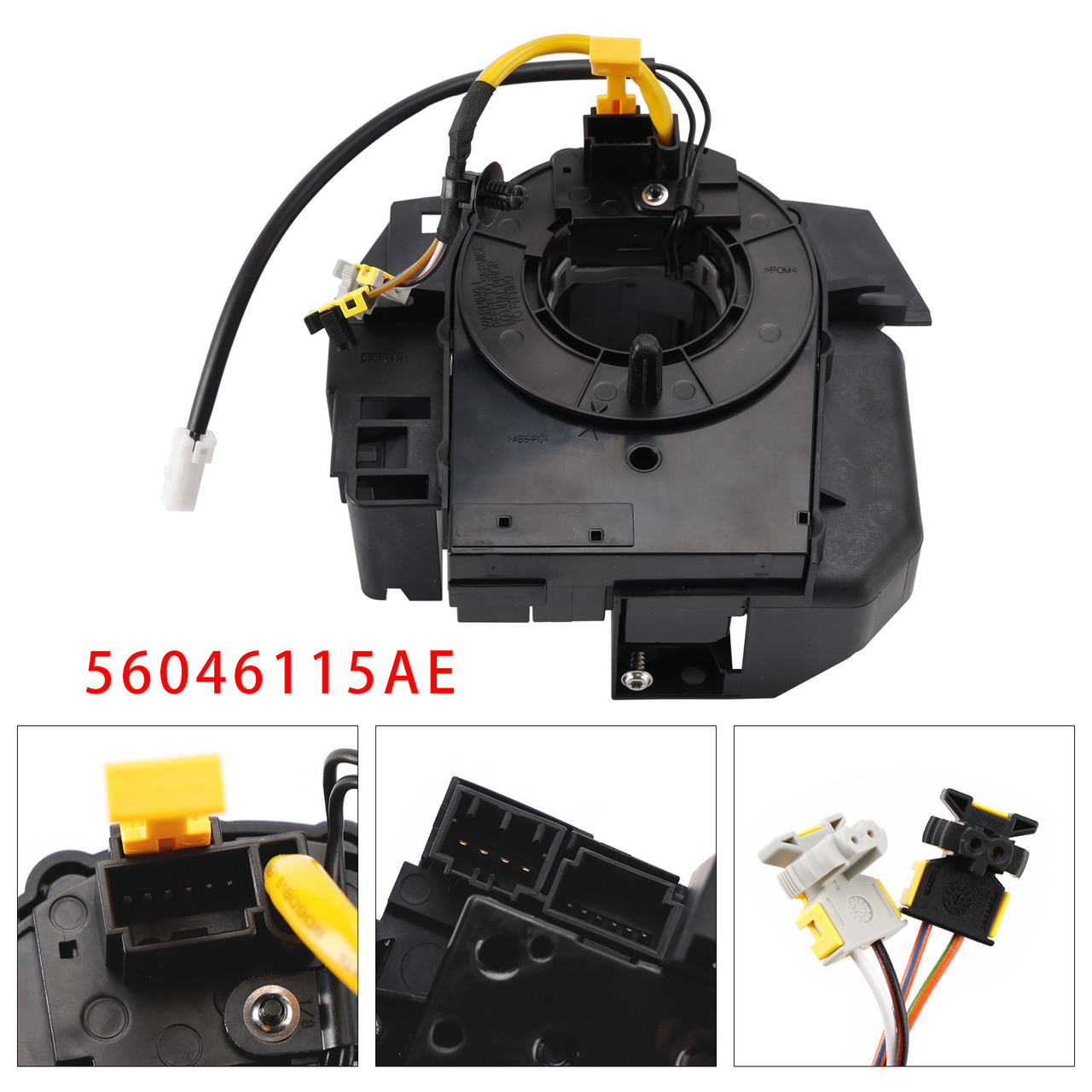 2011-2012 DODGE RAM 1500 2500 3500 Clock Spring With Heated and Angle Sensor 56046115AE Generic