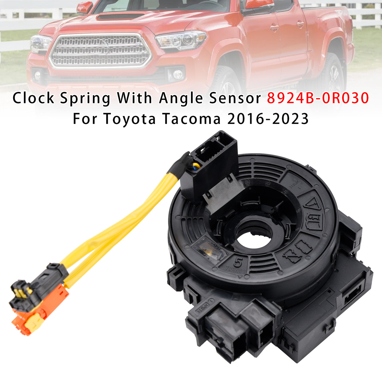 2016-2023 Toyota Tacoma Clock Spring With Angle Sensor 8924B-0R030 Generic