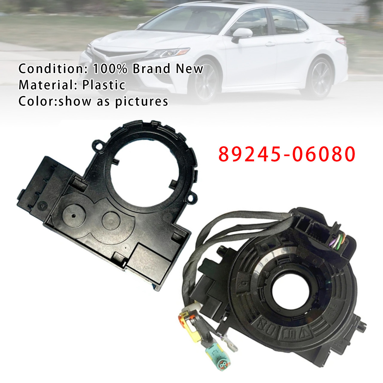 2018-2021 Toyota Camry Clock Spring With Steering Angle Sensor 89245-06080 Generic