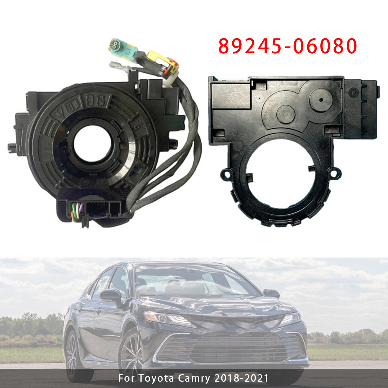 2018-2021 Toyota Camry Clock Spring With Steering Angle Sensor 89245-06080 Generic