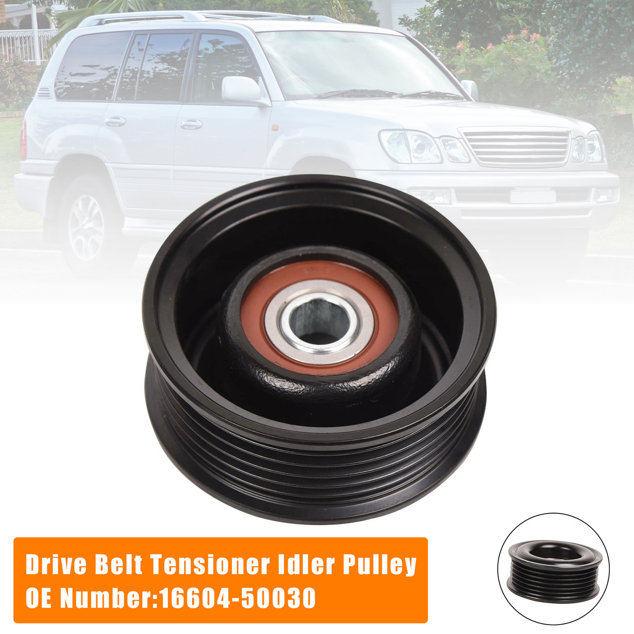 1998-2009 Toyota 4Runner Land Cruiser Sequoia Tundra Drive Belt Tensioner Idler Pulley 16604-50030 Generic
