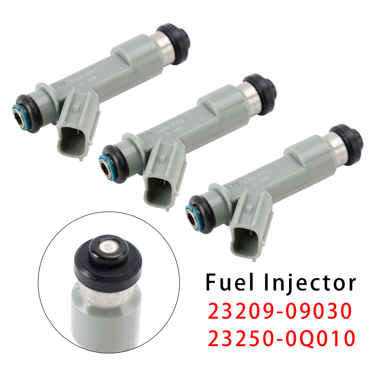 2005- Toyota Citroen Peugeot 1.0 3Pcs Fuel Injector 23209-09030 23250-0Q010 Generic