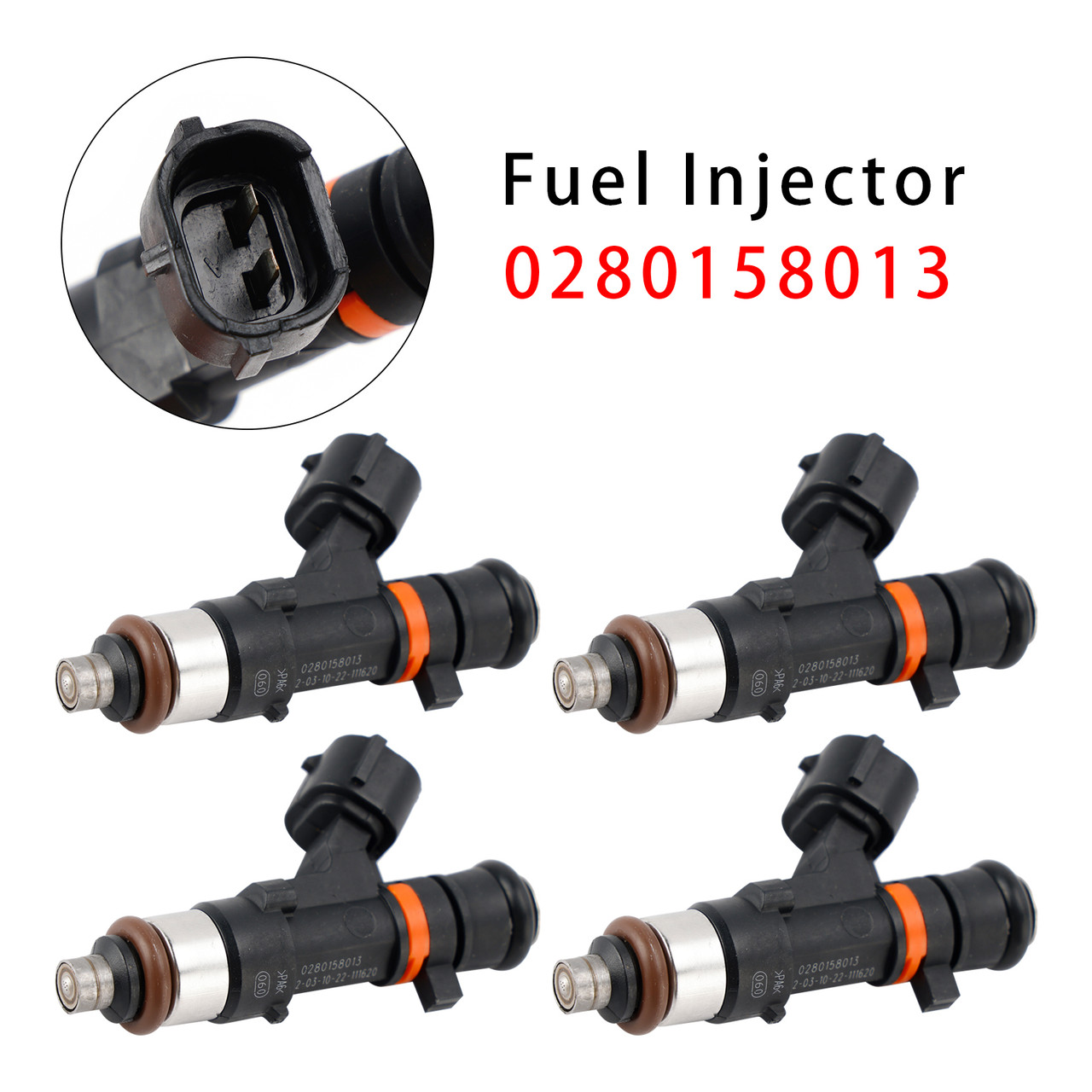 2003-2013 Nissan Micra III NOTE 4Pcs Fuel Injector 0280158013 Generic