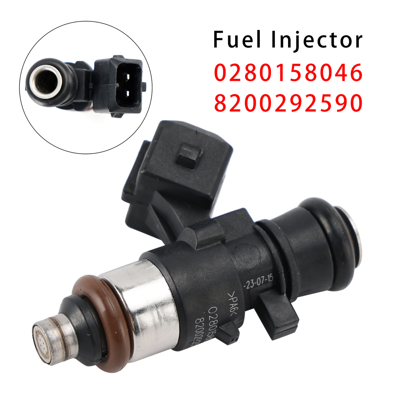 2006-2022 Dacia Logan 1Pcs Fuel Injector 0280158046 8200292590 Generic