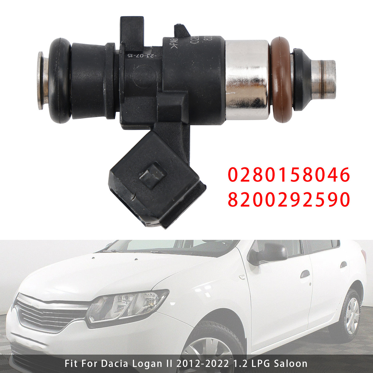 1998-2023 Renault Clio 1Pcs Fuel Injector 0280158046 8200292590 Generic