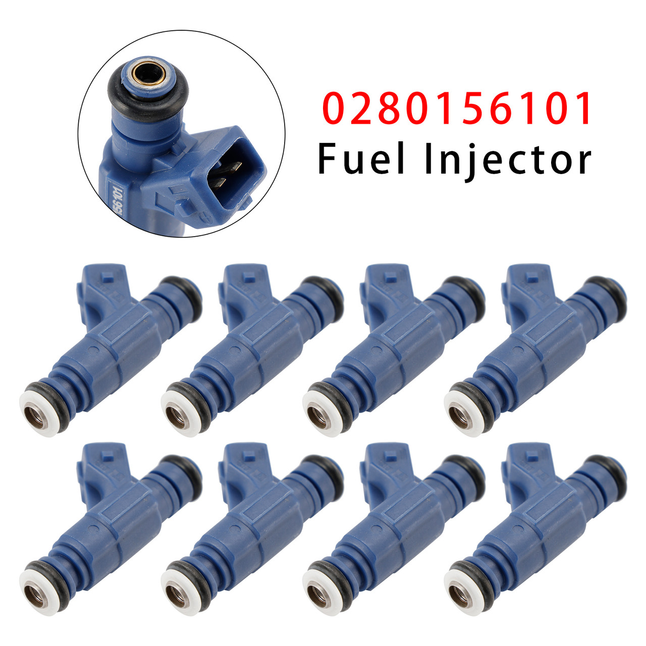 Porsche Cayenne 9PA 4.5L 0280156101 8Pcs Fuel Injector Generic