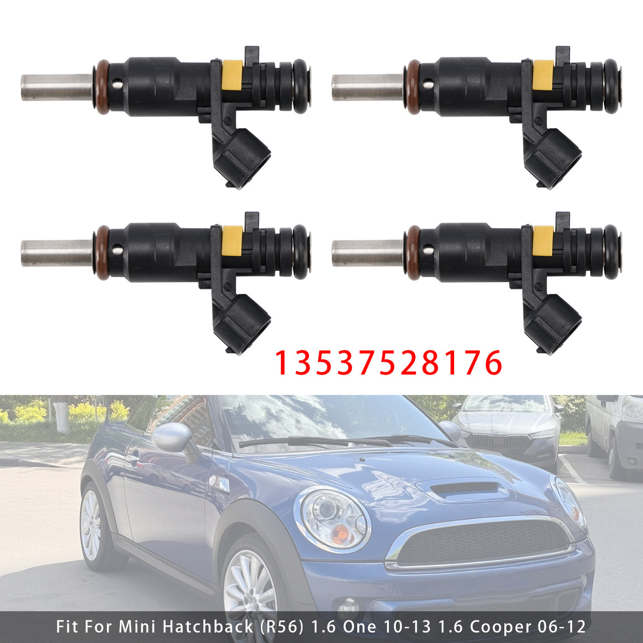 2008-2015 Citroen C4 DS3 DS4 Hatchback Convertible 4Pcs Fuel Injector 13537528176 Generic