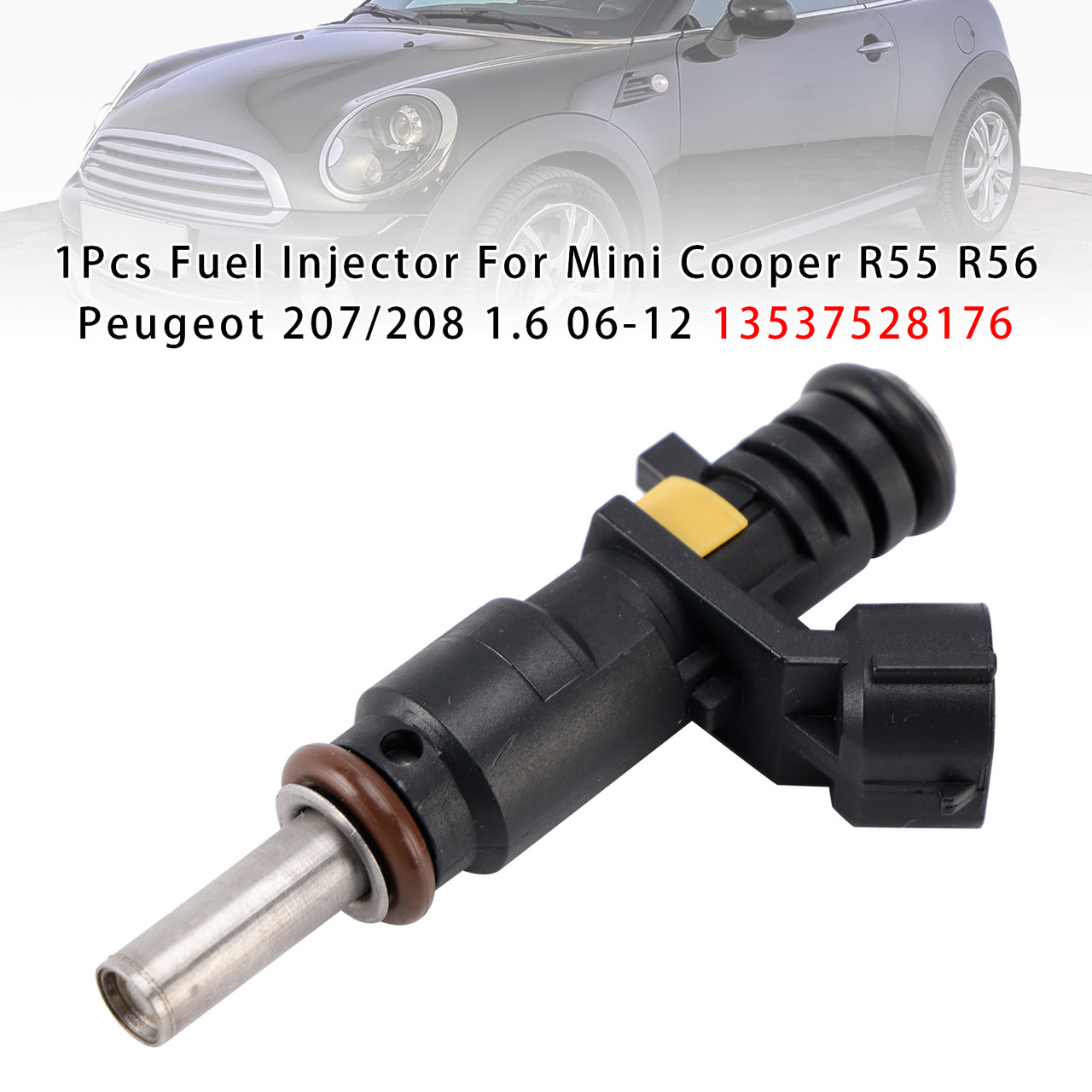 2007-2019 Peugeot 207 308 3008 5008 508 208 1Pcs Fuel Injector 13537528176 Generic