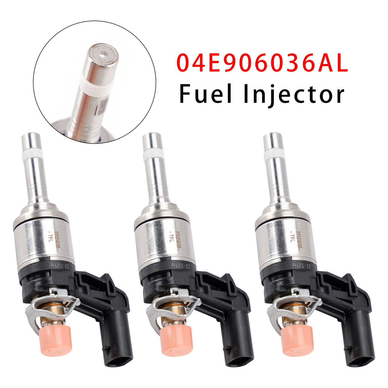 2015-2020 SEAT ARONA IBIZA LEON 3Pcs Fuel Injector 04E906036AL 04E906036AA Generic