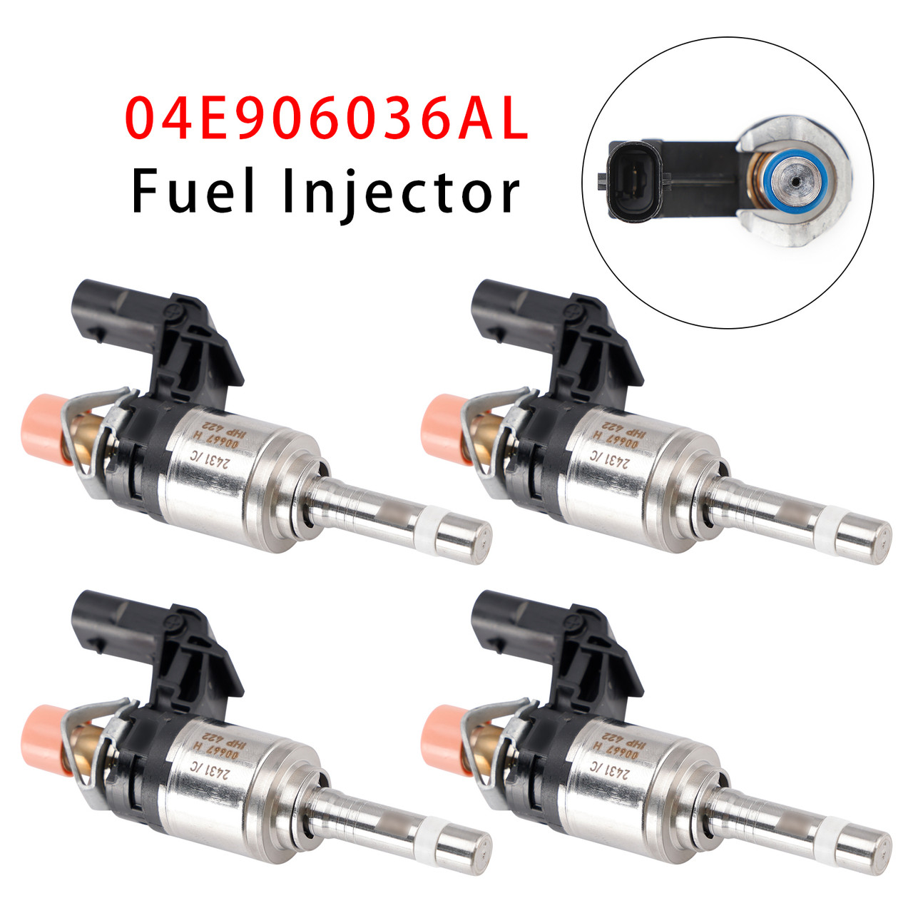 2014-2025 SKODA KAMIQ Fabia Kamiq Octavia 4Pcs Fuel Injector 04E906036AL 04E906036AA Generic