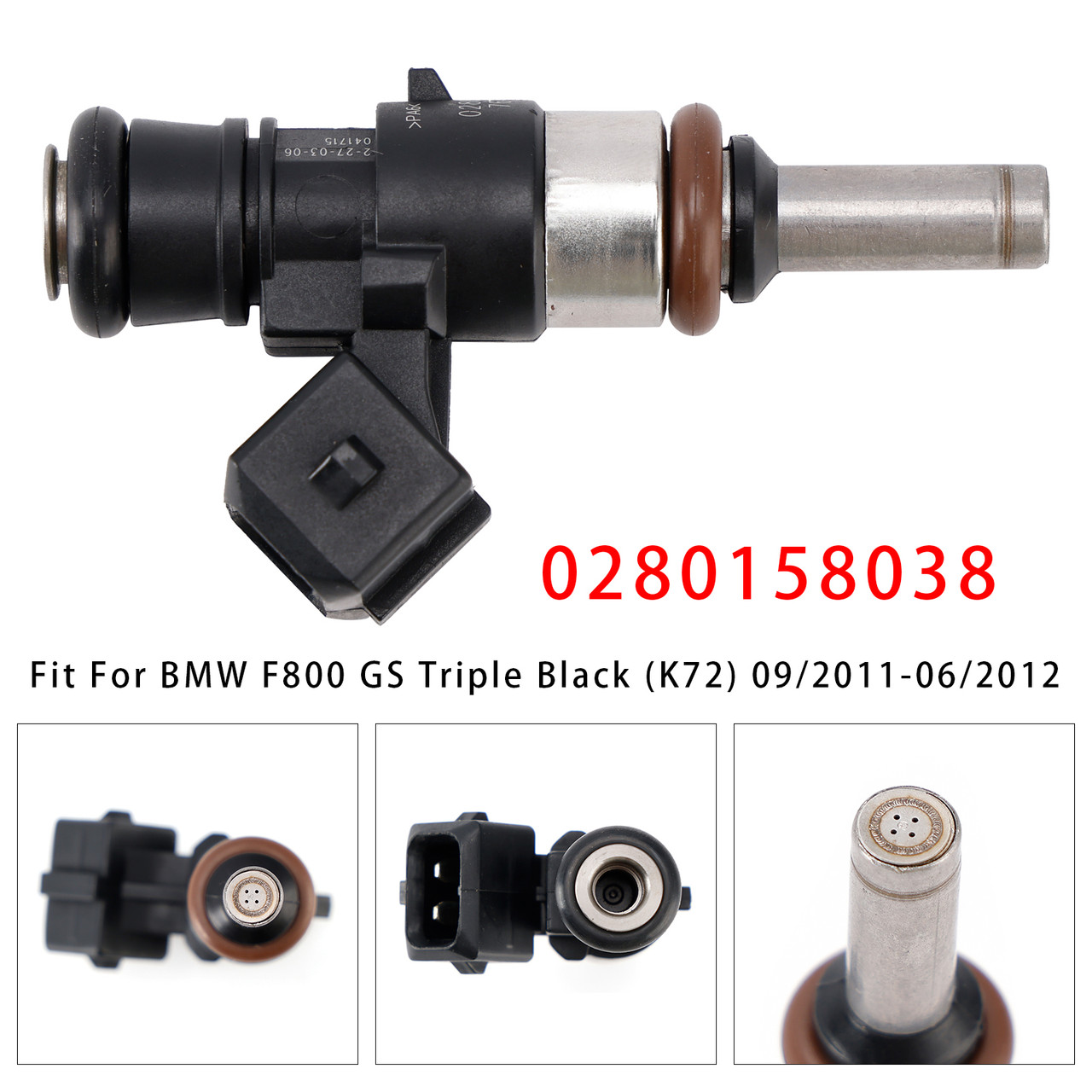 2006-2013 BMW F650 F700 F800 GS R S ST 1Pcs Fuel Injector 0280158038 Generic