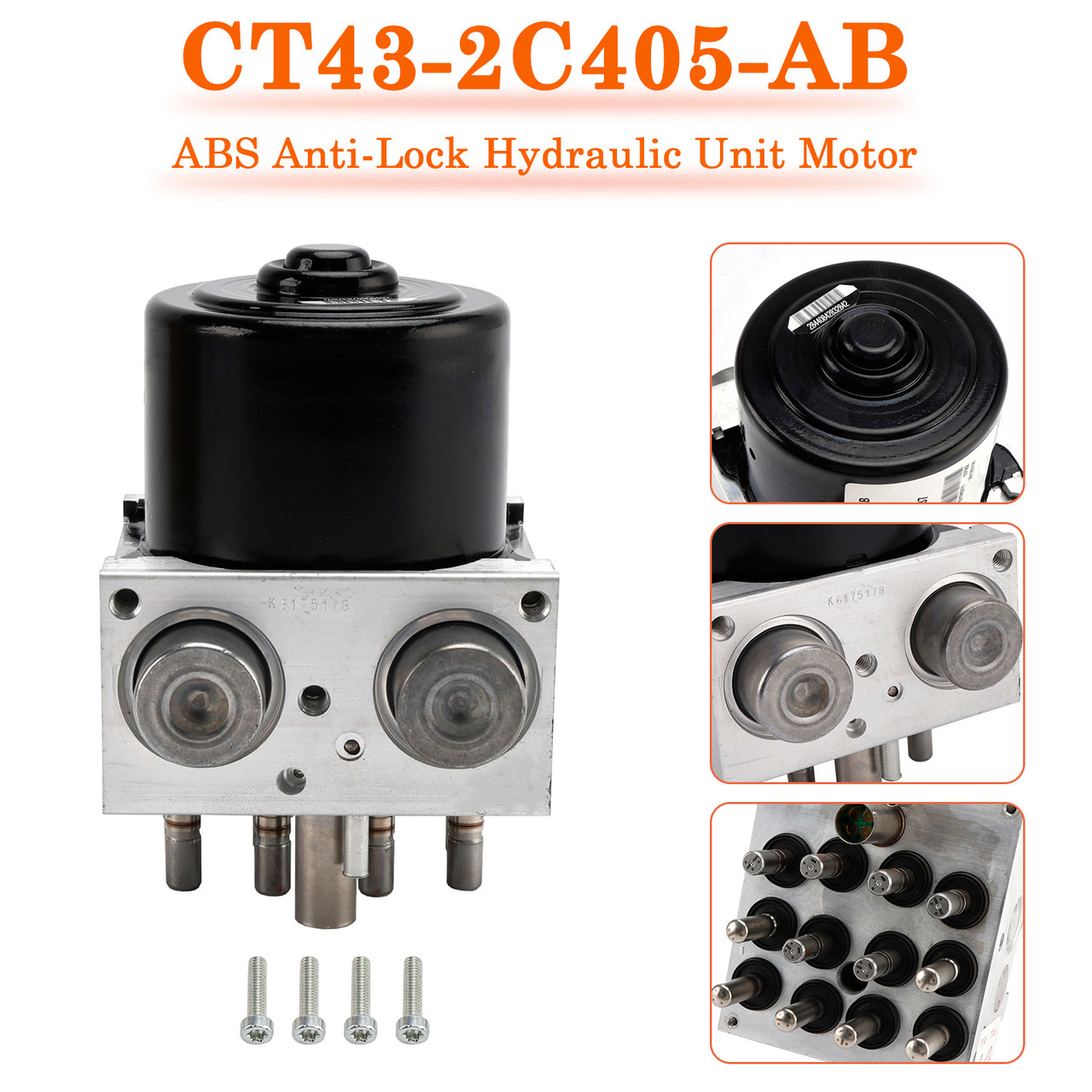 2011-2013 Ford Edge ABS Anti-Lock Hydraulic Unit Motor CT43-2C405