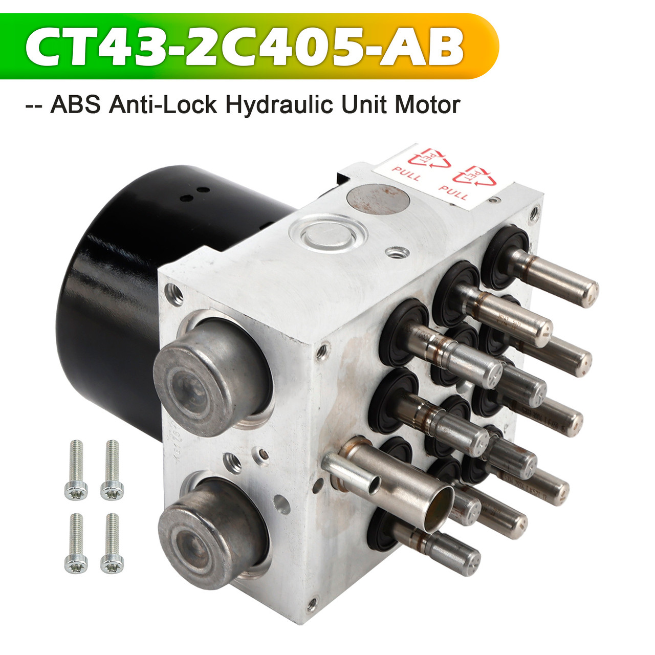 2011-2013 Ford Edge ABS Anti-Lock Hydraulic Unit Motor CT43-2C405-AB Generic