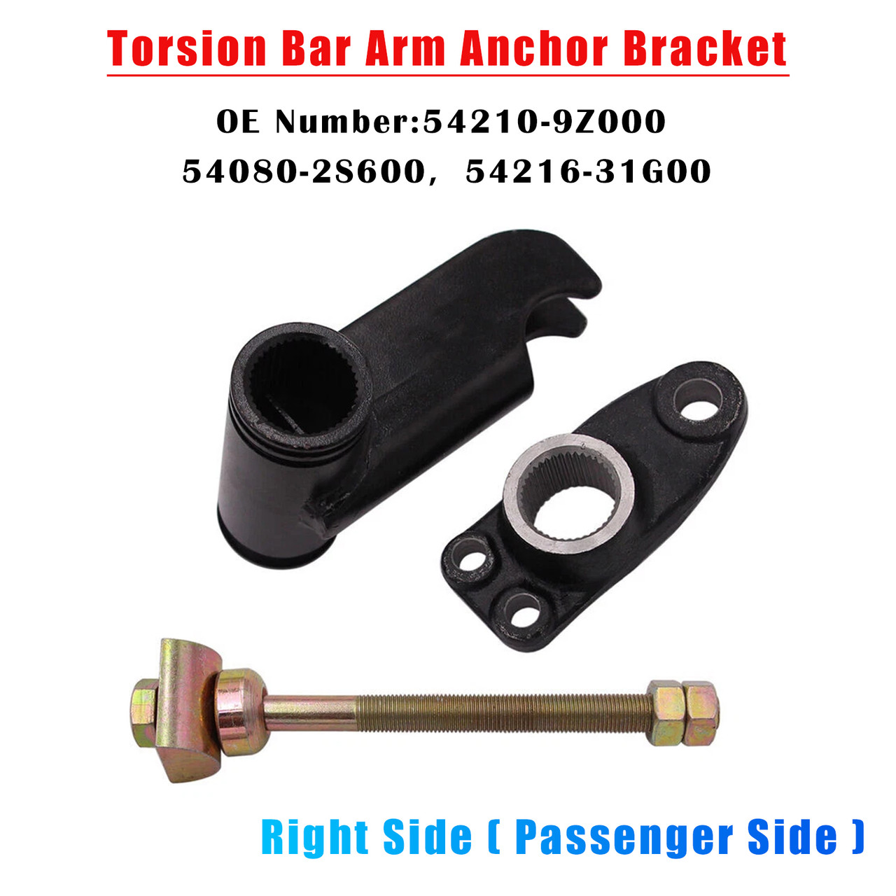 2001-2004 Nissan Xterra Frontier V6 Torsion Bar Arm Anchor Bracket Right 54210-9Z000 Generic