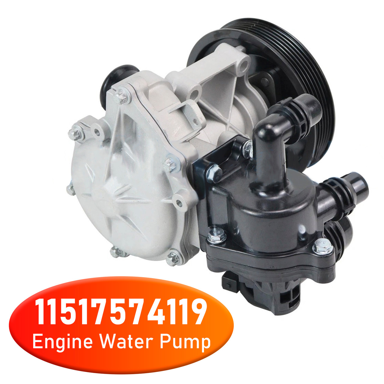 2005-2010 BMW 120i E81 L4 2.0L N46N. Petrol Engine Water Pump 11517574119 Generic