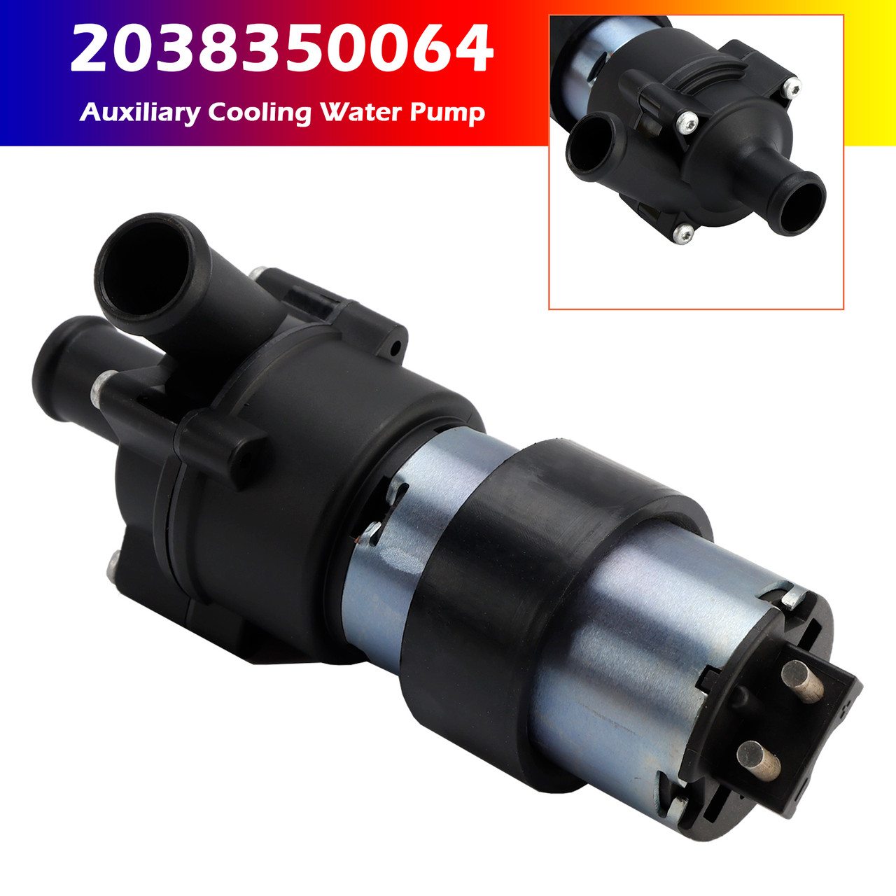 2001-2007 Mercedes-Benz C320 C350 C55 C32 Electric Auxiliary Water Pump 2038350064 Generic