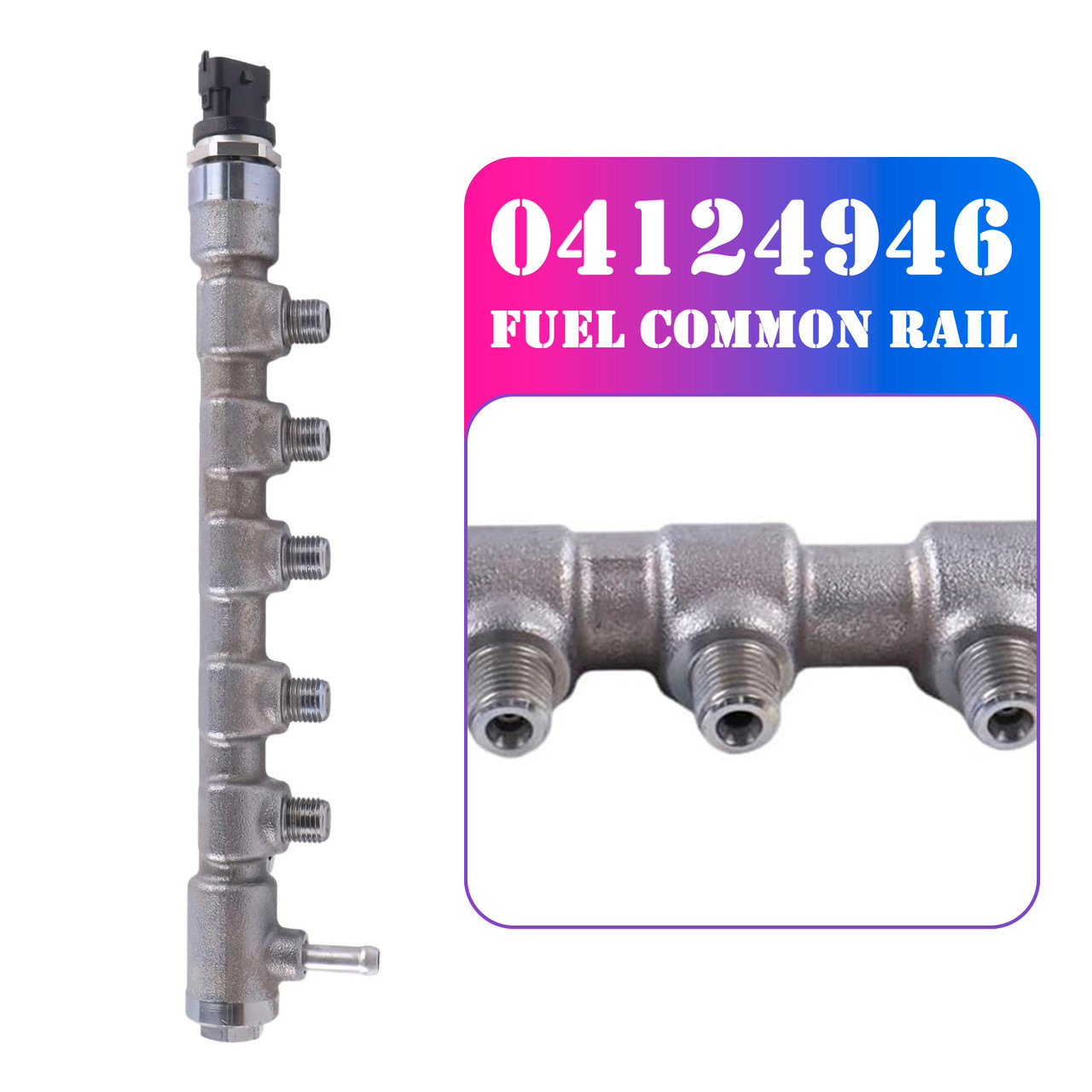 Fuel Common Rail for Deutz Engine TCD3.6 L4 TD2.9 D2.9 TD3.6 D3.6 04124946