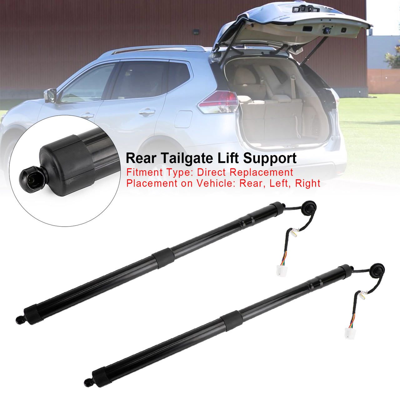 2014-2019 Nissan Rogue S Sl SV 2PCS Rear Tailgate Lift Support 90561-4BA1A Generic