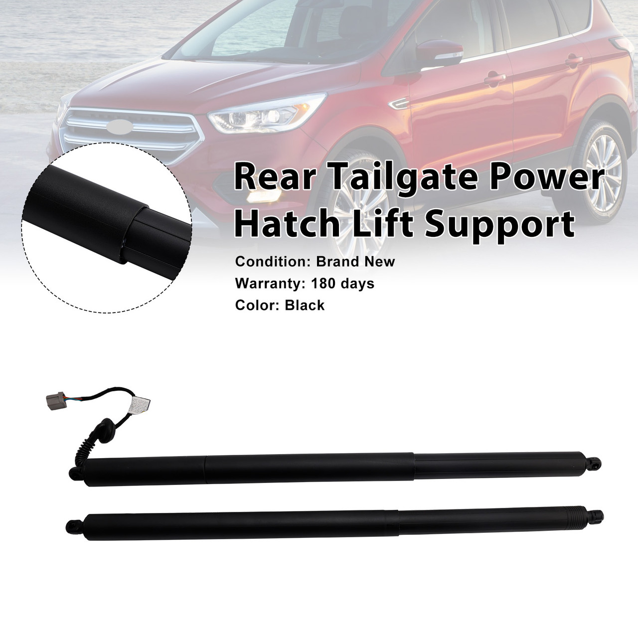 2013-2019 Ford Escape Explorer 2* Rear Tailgate Lift Support GB5Z14B351A Black Generic