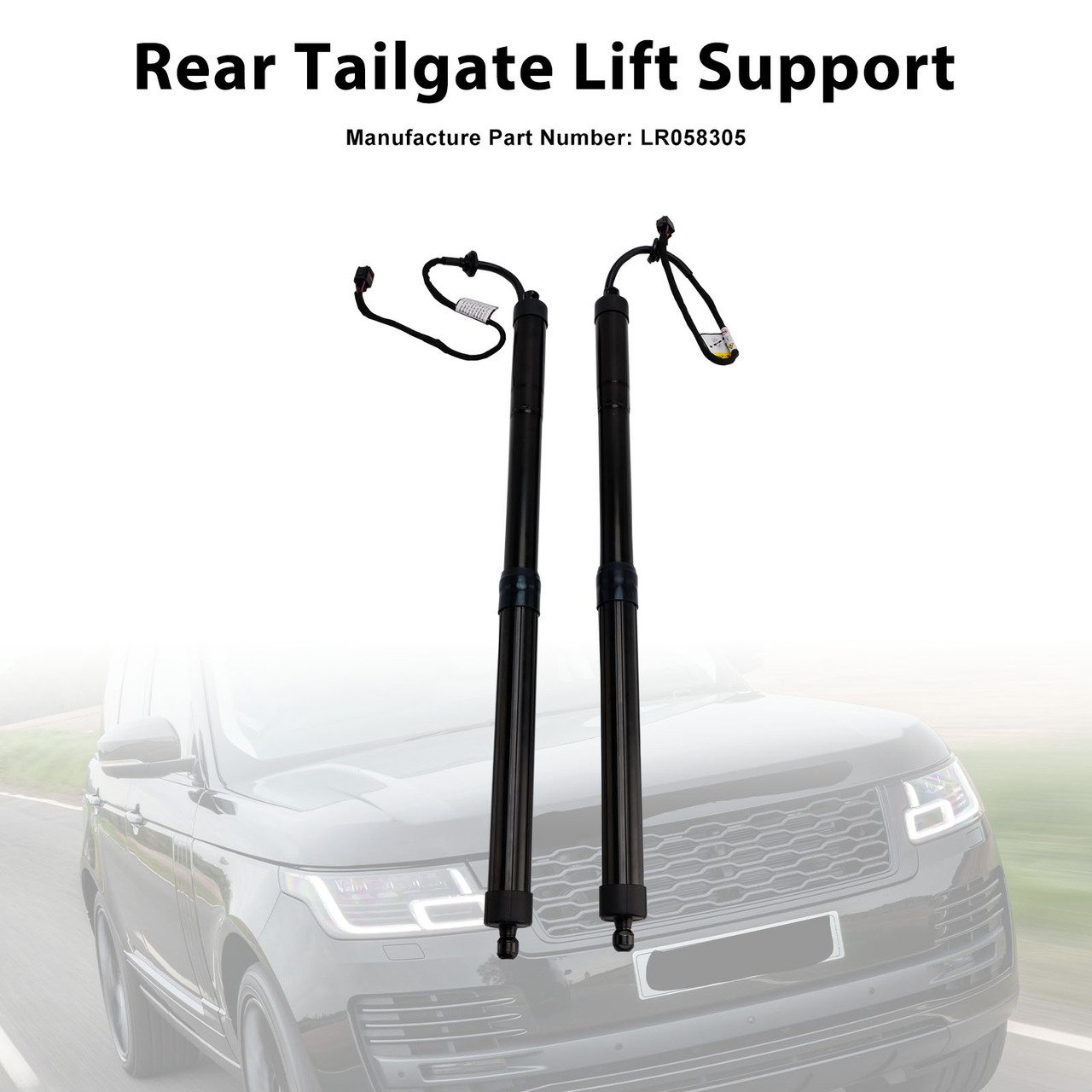 2012-2017 Land Rover Range Rover L405 Sport Utility LR058305 Black Generic