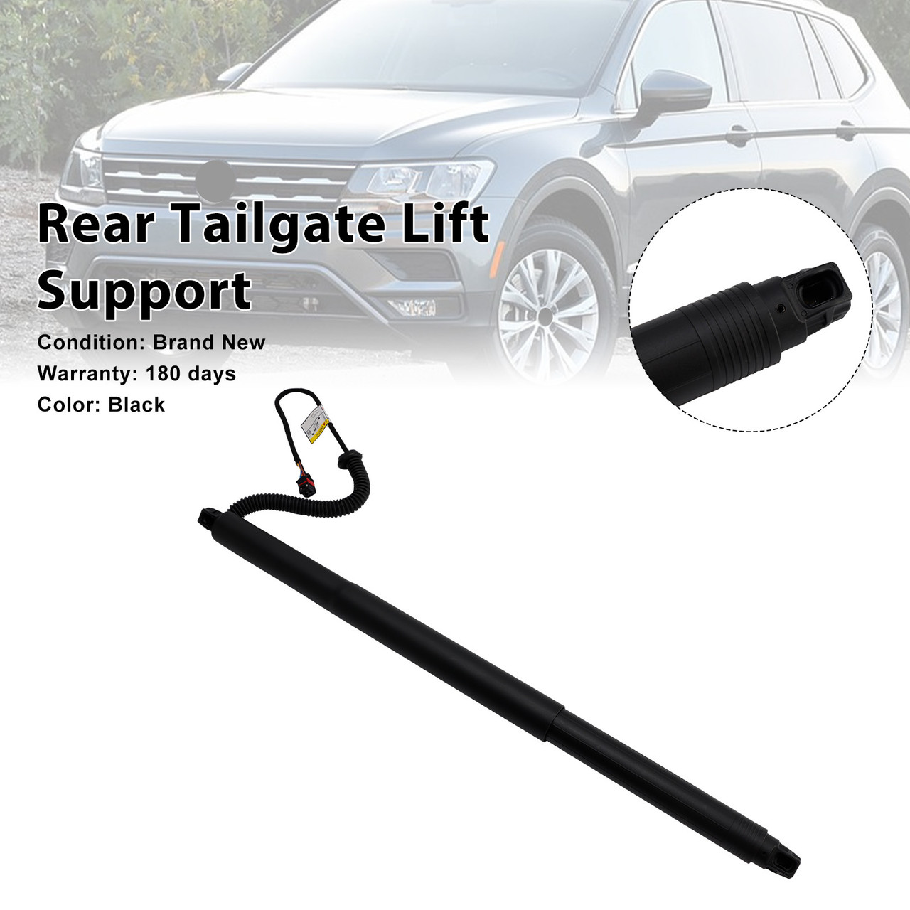 2016-2019 VW Tiguan AD1 1* Rear Tailgate Lift Support 5NA827851A905 Black Generic