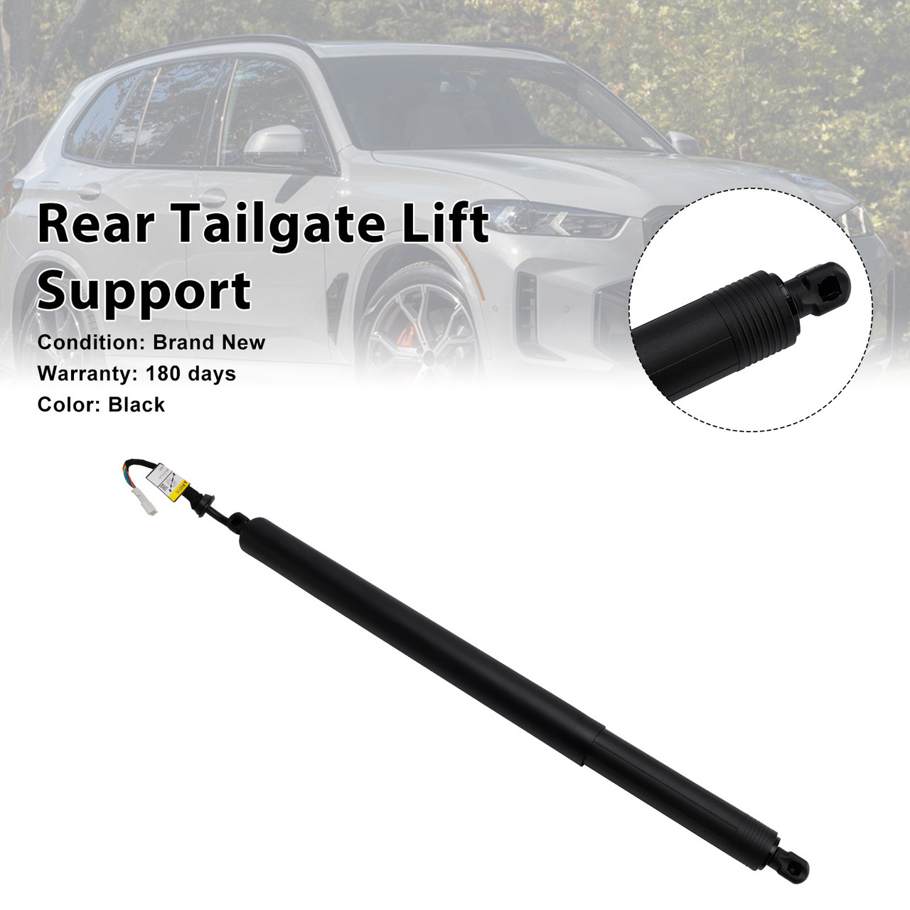 2018-2024 BMW X5 F95 G05 1* Rear Tailgate Lift Support 51249482800 Black Generic