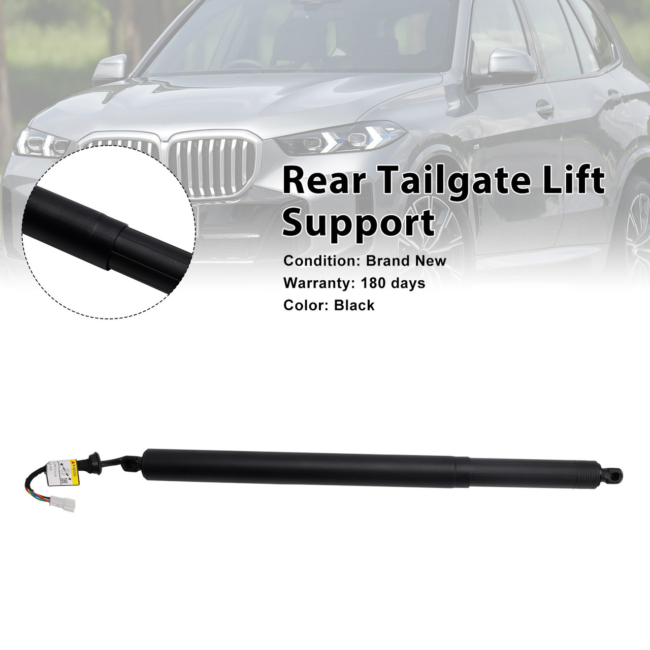2018-2024 BMW X5 F95 G05 1* Rear Tailgate Lift Support 51249482800 Black Generic