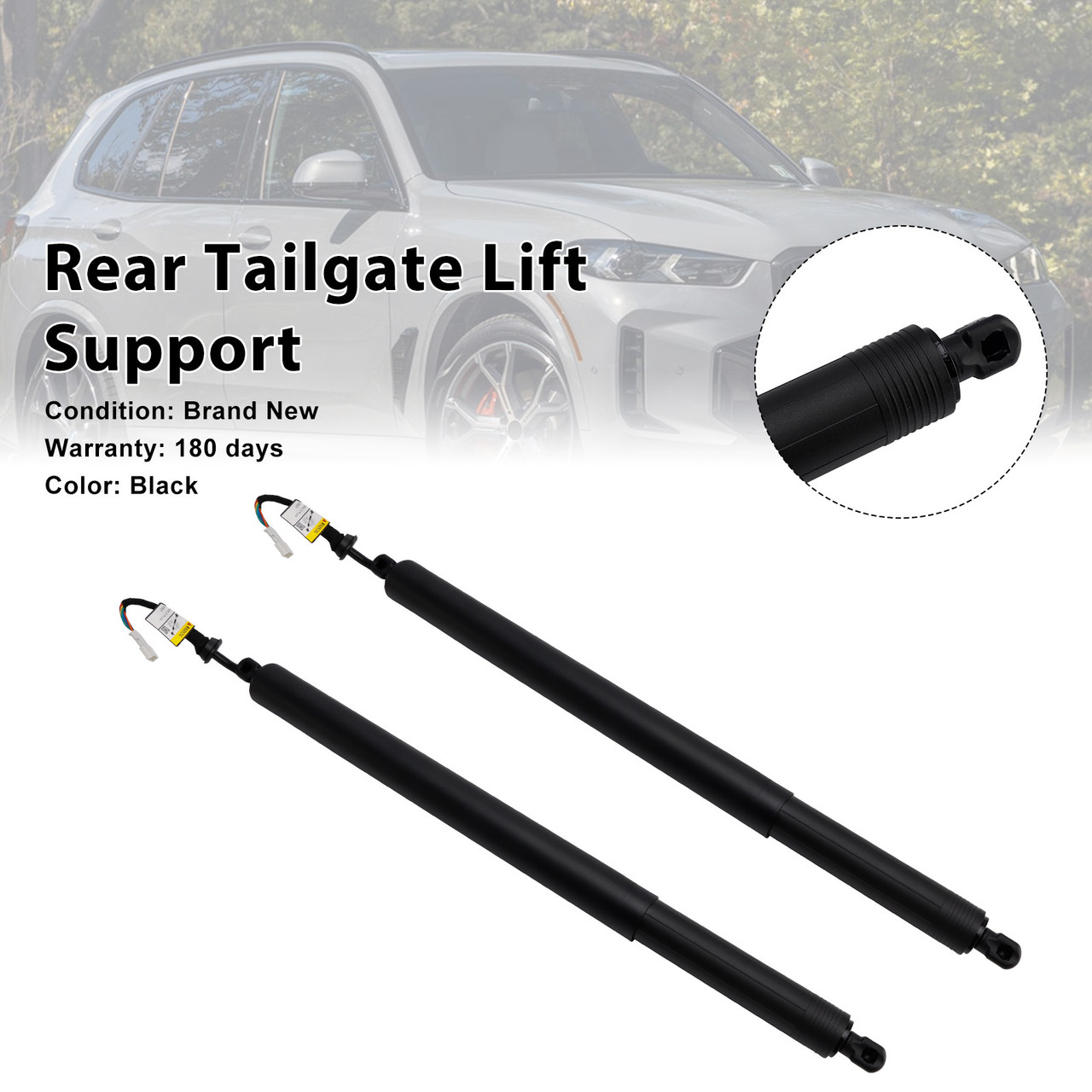 2018-2024 BMW X5 F95 G05 2* Rear Tailgate Lift Support 51249482800 Black Generic
