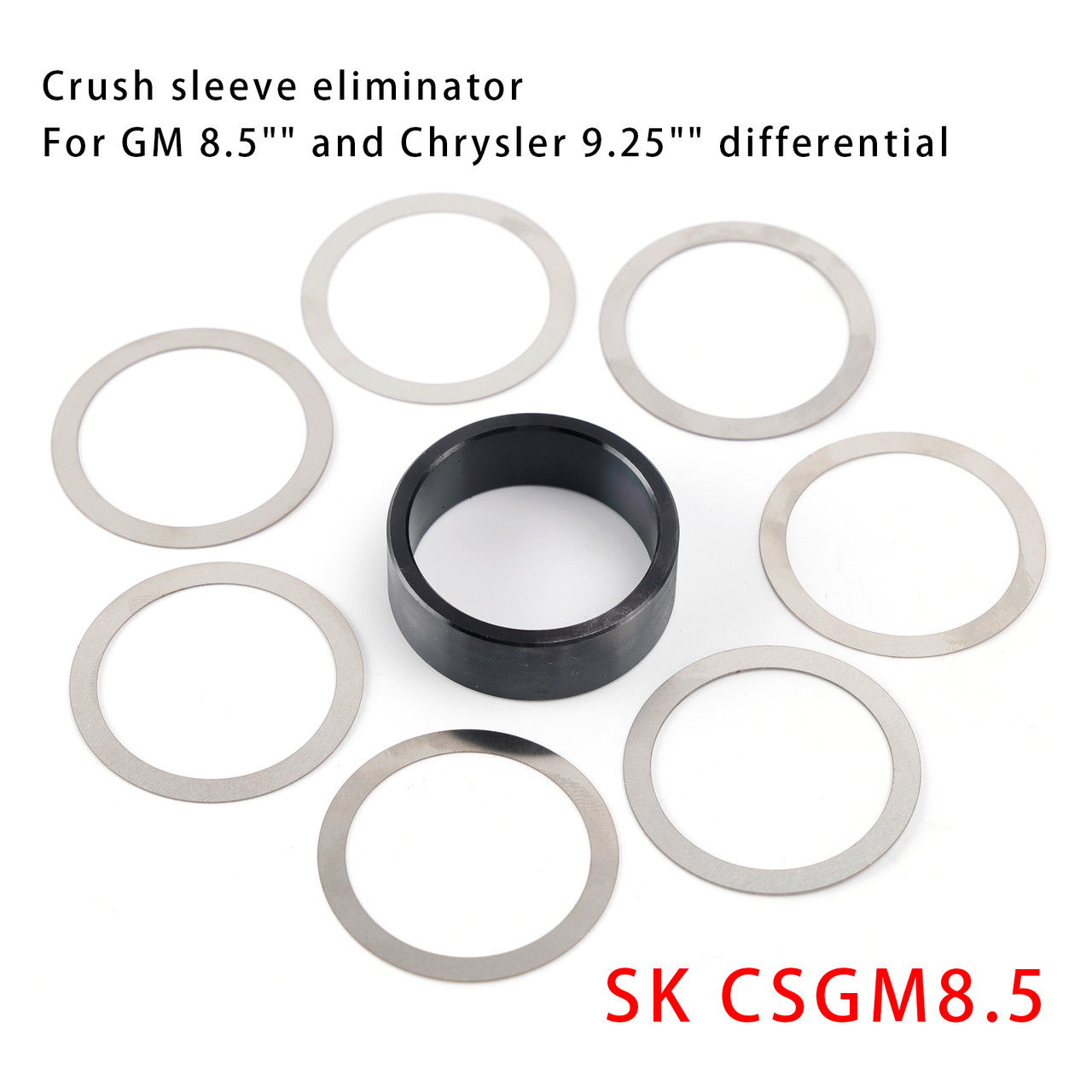 Gear & Axle (SK CSGM8.5) Crush Sleeve Eliminator Kit For GM 8.5/Chrysler 9.25 Differential