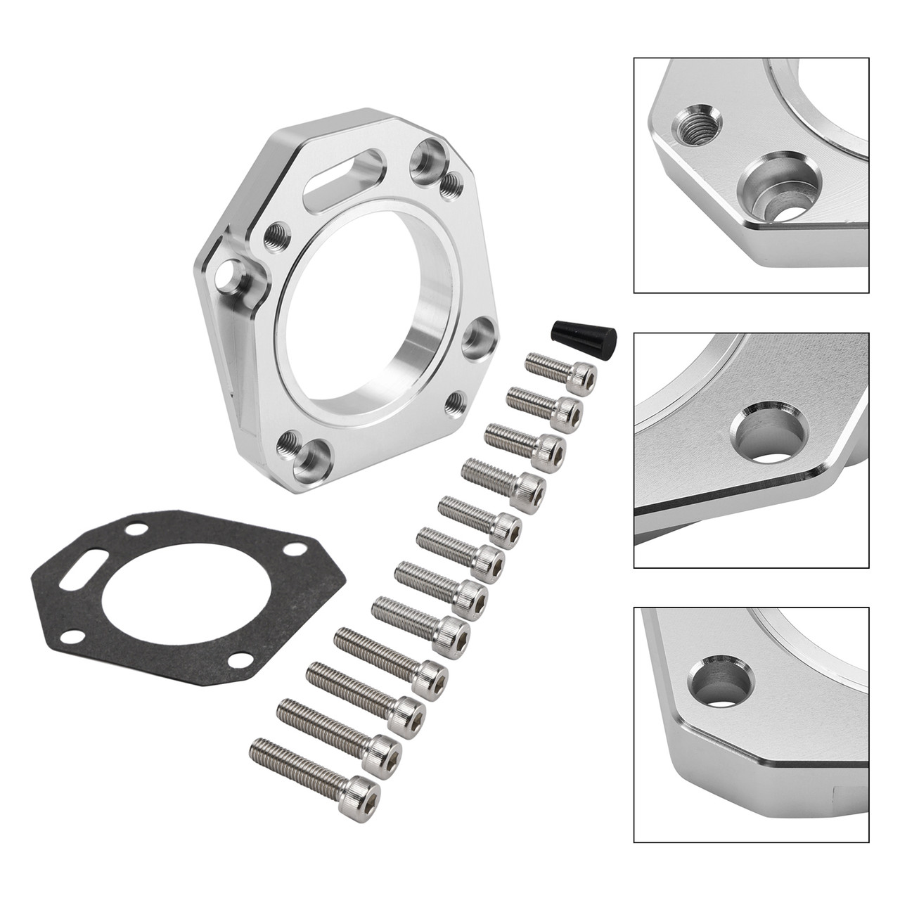 RBC/RRC Manifold Flange Dual Throttle Body Adapter 62mm 70mm For K20A K20A2 K20A3