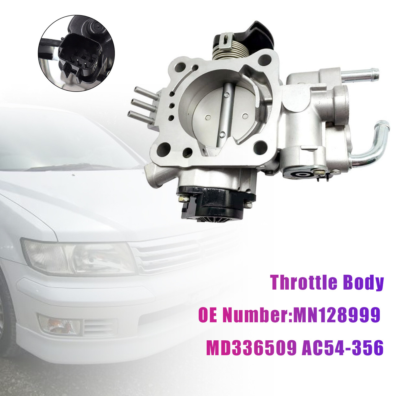 1998-2002 Mitsubishi N84 Throttle Body Assembly MN128999 MD336509 Generic