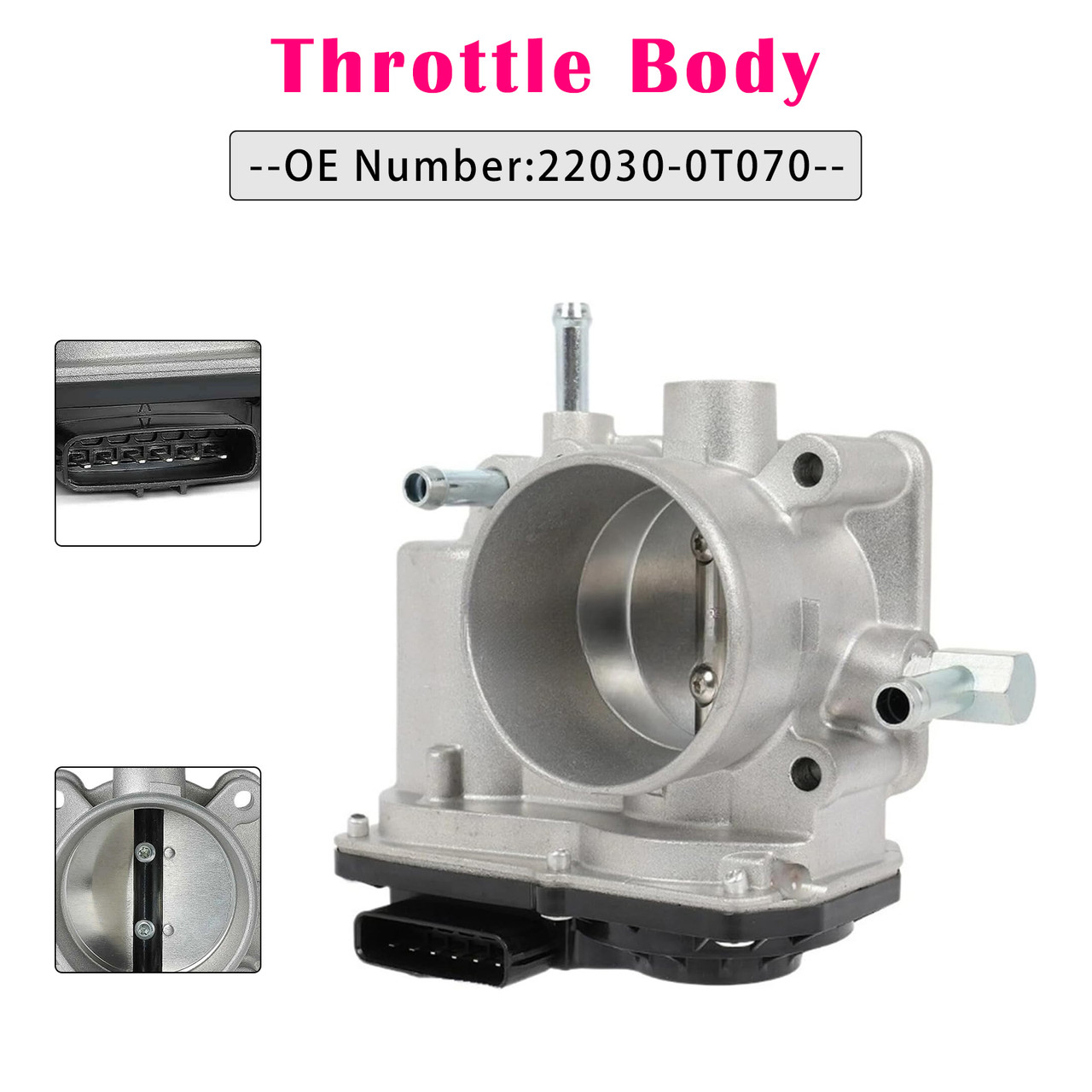 2009-2010 Toyota Matrix L4 1.8L GAS Throttle Body 22030-0T070 Generic