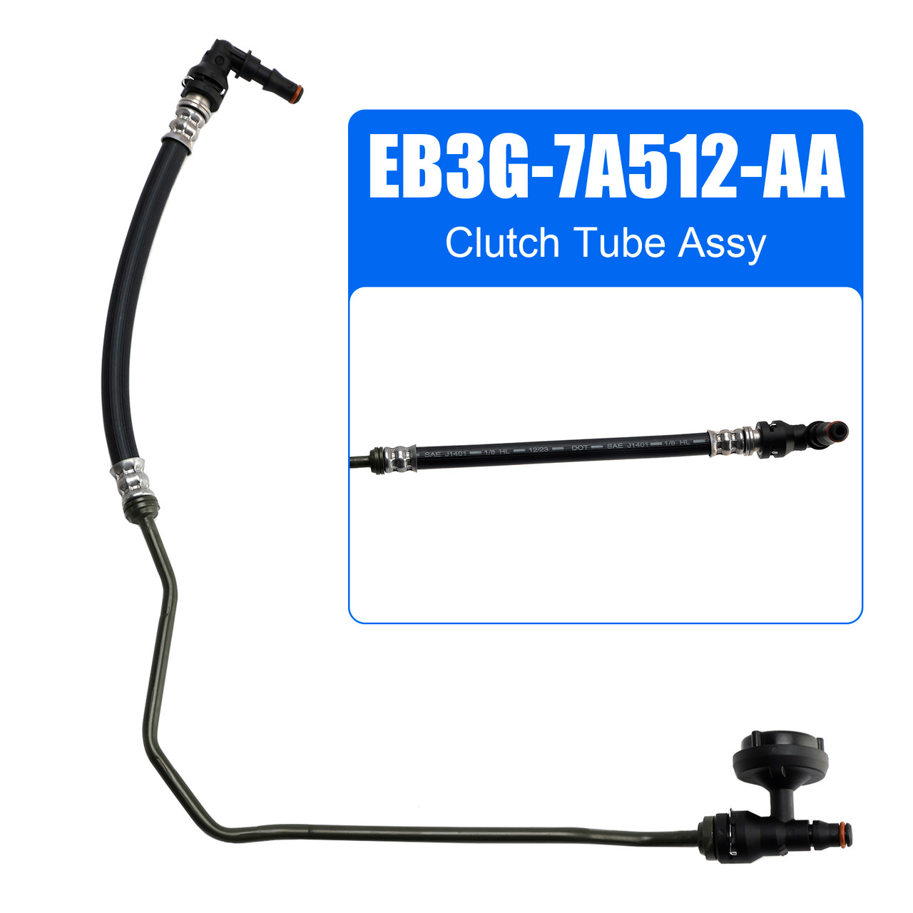 2012- Ford Ranger TKE Clutch Tube Assy EB3G-7A512-AA Generic