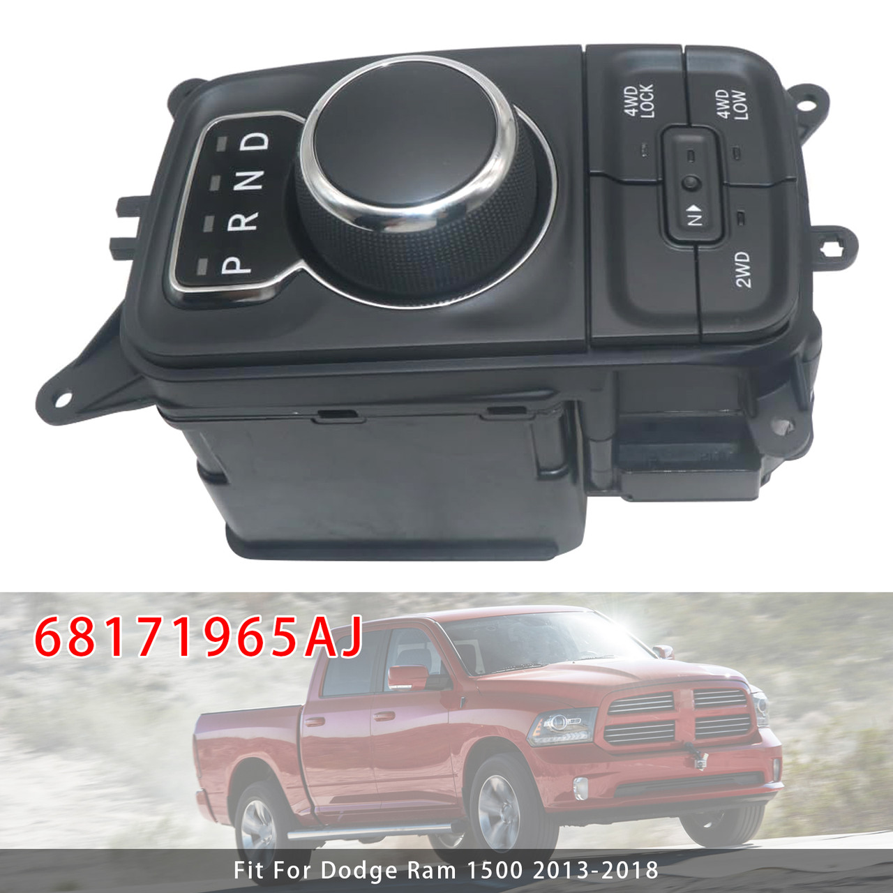 2014-2024 Ram 1500 Transmission Shifter Knob 68171965AJ Generic