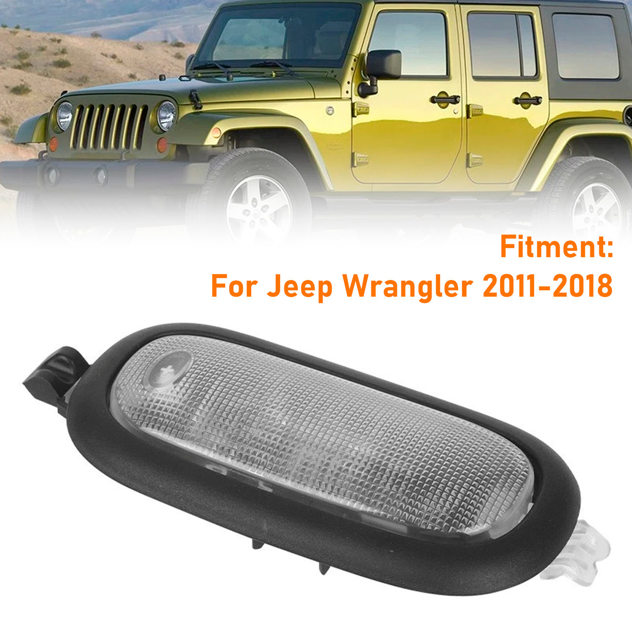 2011-2018 Jeep Wrangler Interior Rear Dome Light Lamp 5KQ79DX9AC Generic