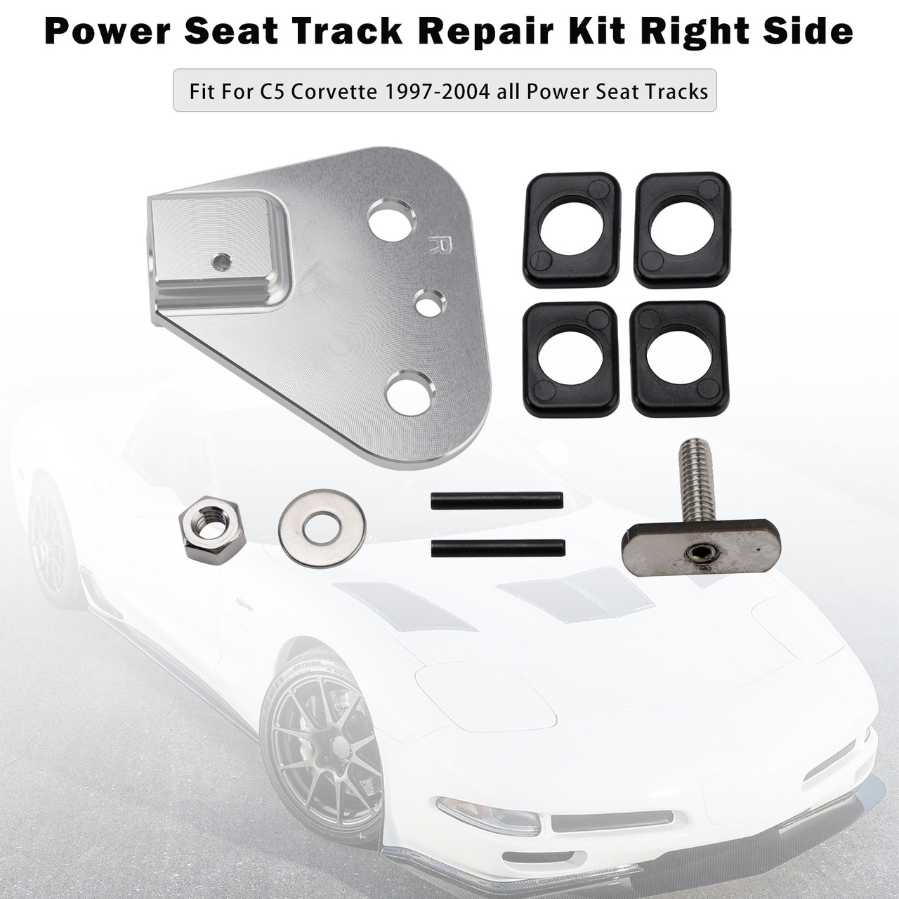1997-2004 Chevy Corvette C5 Power Seat Track Repair Kit Right Side Generic