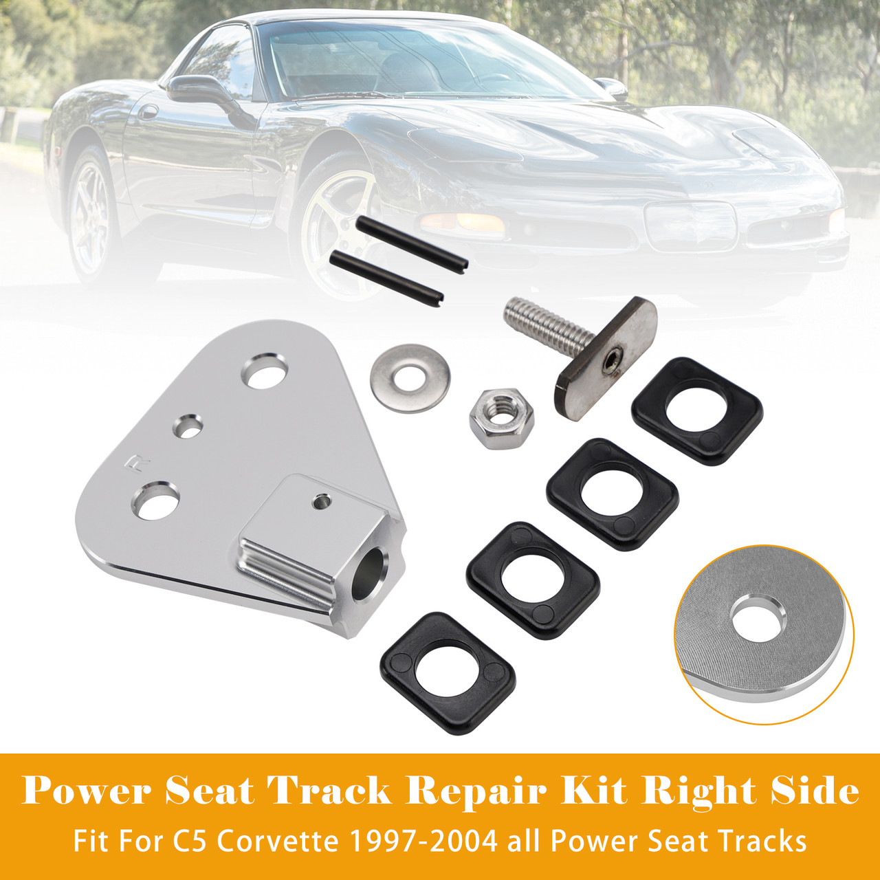 1997-2004 Chevy Corvette C5 Power Seat Track Repair Kit Right Side Generic
