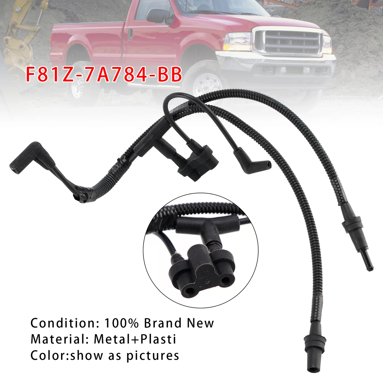1999-2007 Ford Super Duty F-250 F-350 F-450 F-550 Vacuum Reservoir Tube F81Z-7A784-BB Generic