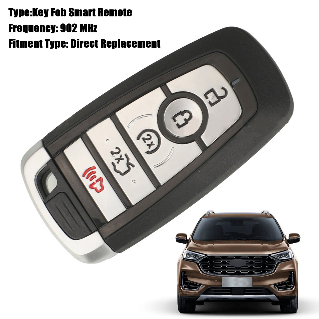 2017-2022 Ford Edge Fusion Key Fob Smart Remote 164-R8149 902MHZ Generic