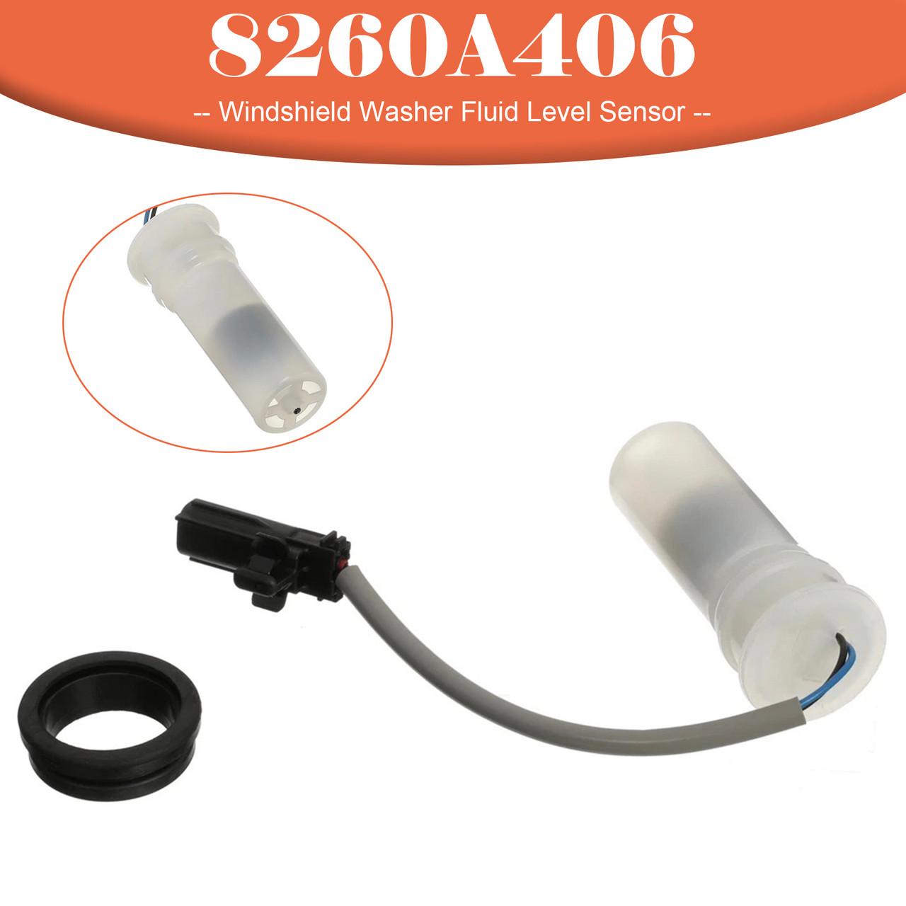 2014-2024 Mitsubishi Outlander Eclipse Cross Windshield Washer Fluid Level Sensor 8260A406 Generic