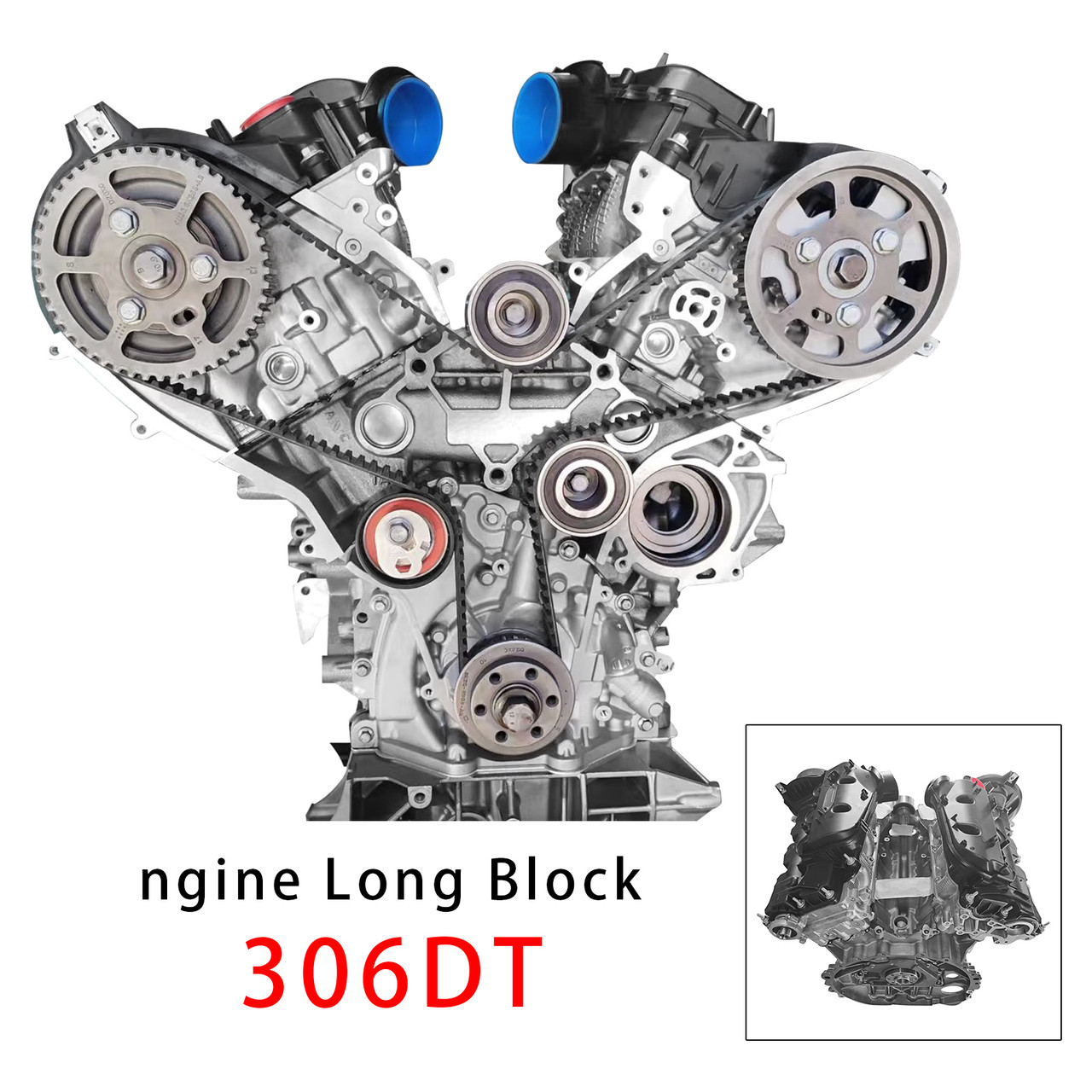 2009-2021 Land Rover Range X250 306DT 3.0T Tdv6 Diesel Long Block Engine Assy New Type Generic