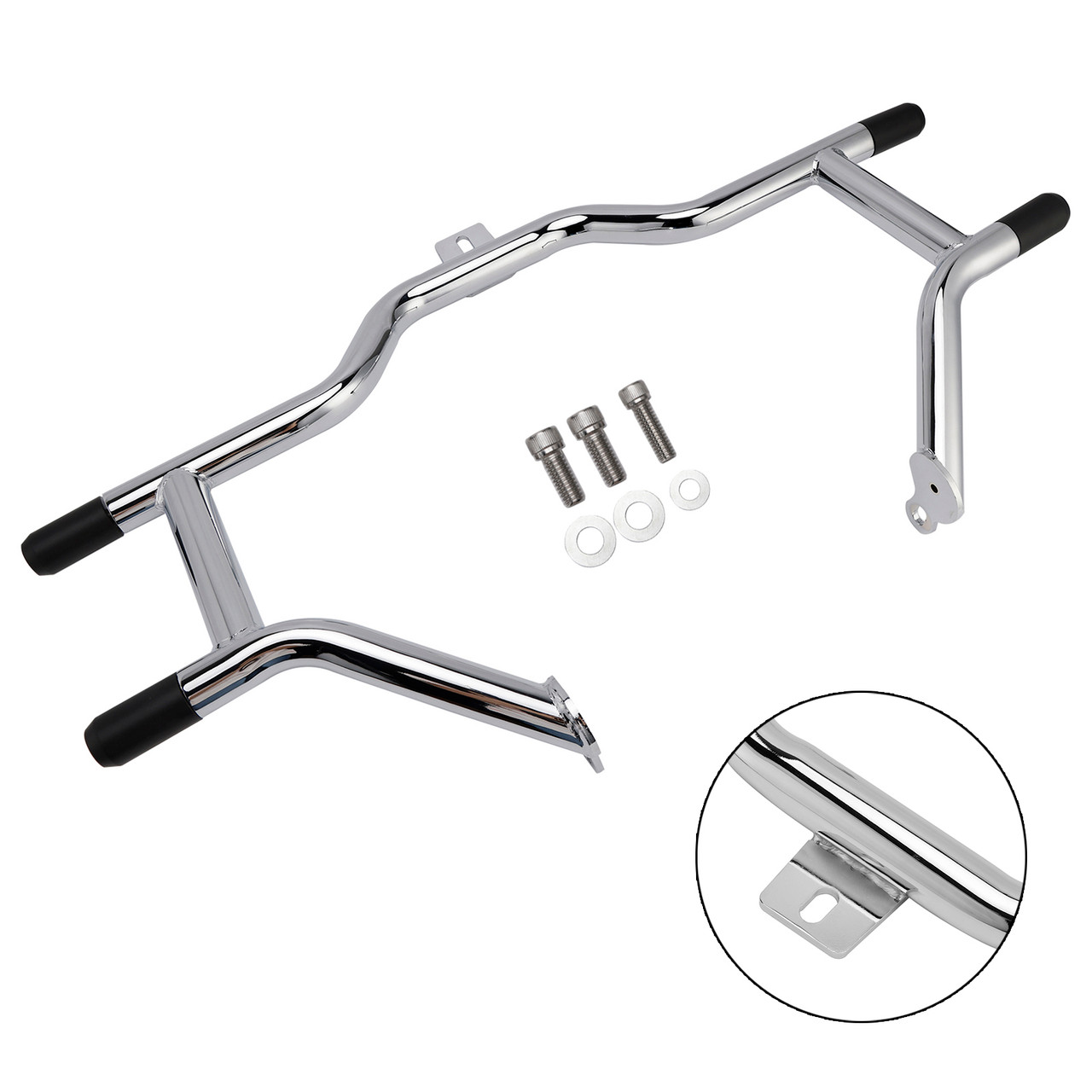 CVO ROAD KING ELECTRA GLIDE Engine Guard Crash Bar&Fairing Bracket Kit Silver Generic