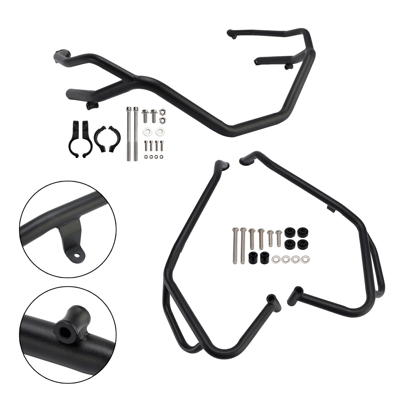 2025 Honda X-Adv 750 Upper + Lower Engine Guard Frame Crash Bar Kit Black Generic