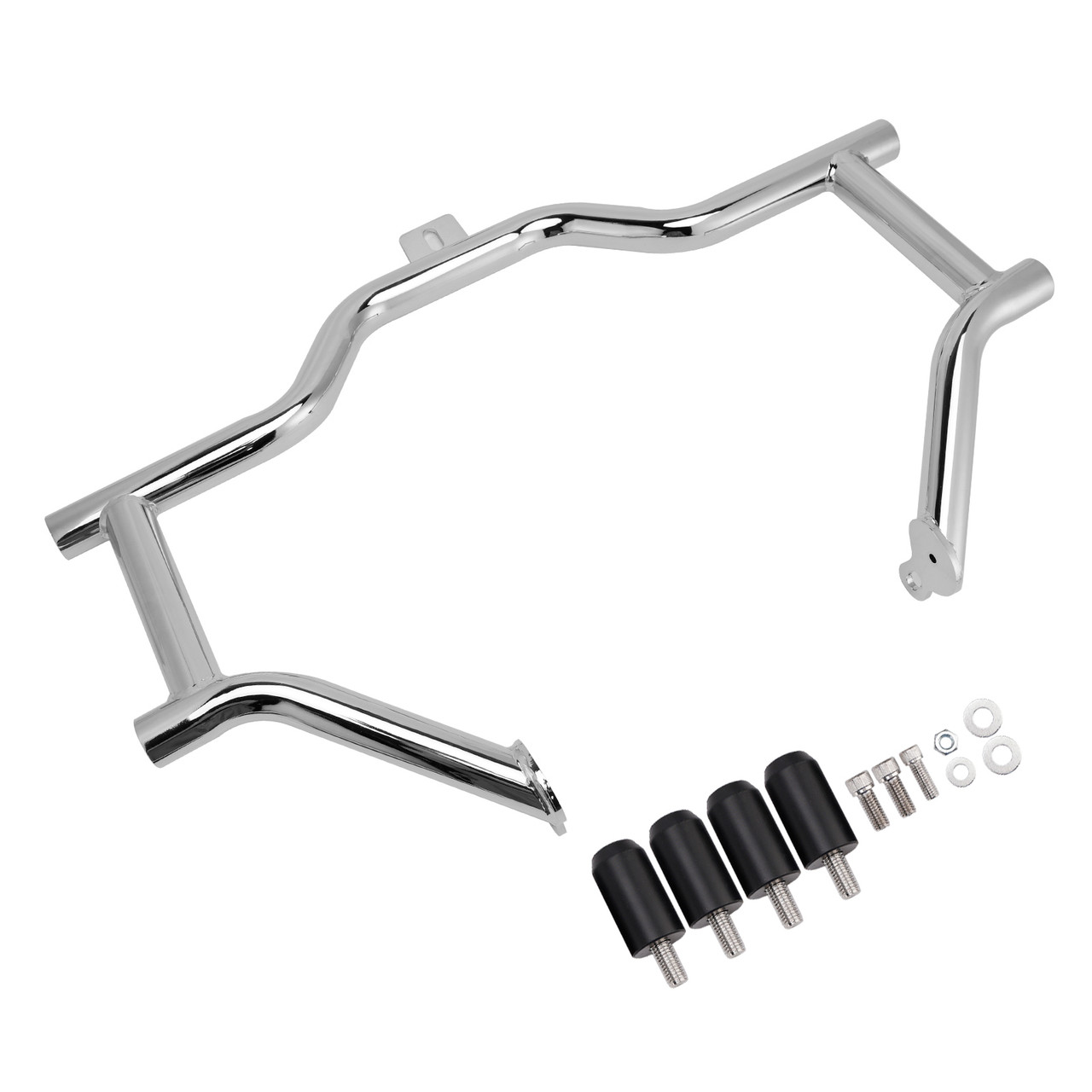 2009-2023 Harley Electra Glide Freewheeler Engine Guard Crash Bar&Fairing Bracket Kit Chrome Generic