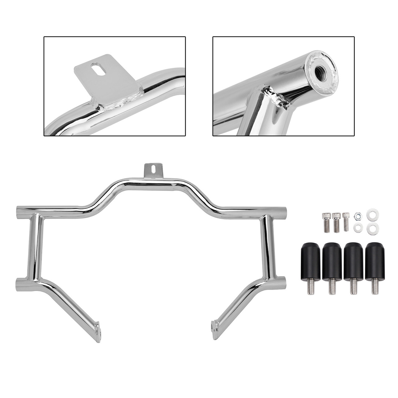 2009-2023 Harley Electra Glide Freewheeler Engine Guard Crash Bar&Fairing Bracket Kit Chrome Generic