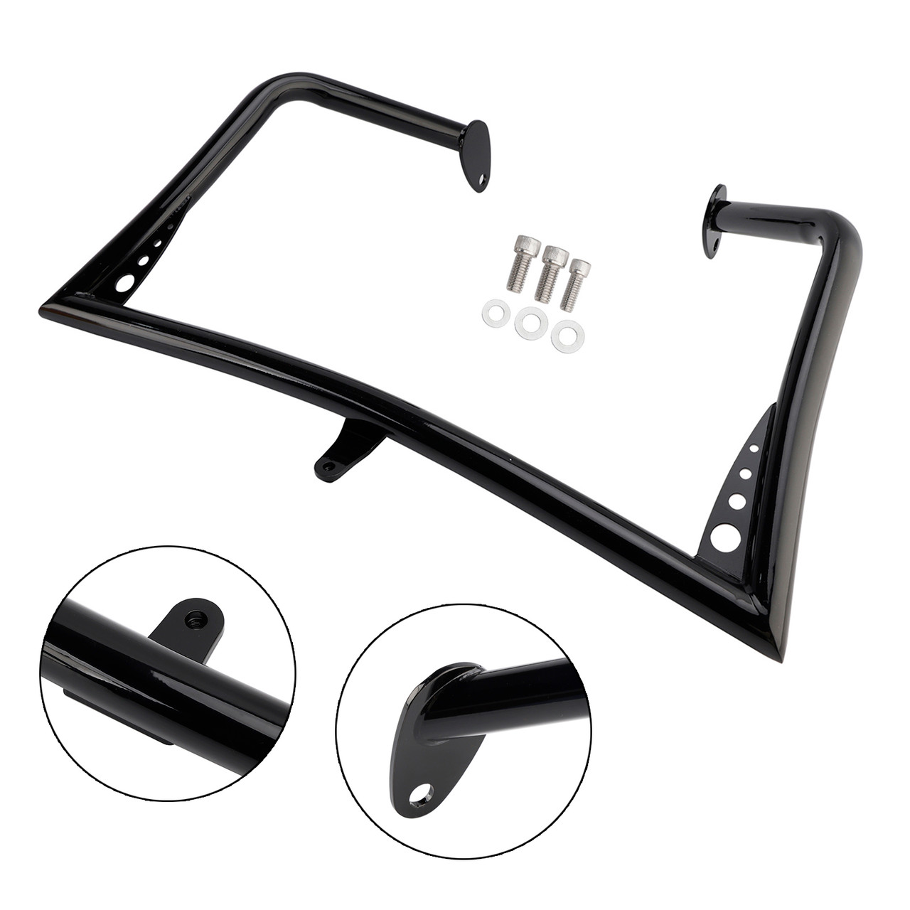 2009-Later Touring models Engine Guard Crash Bar Frame Protector Bumper Black Generic