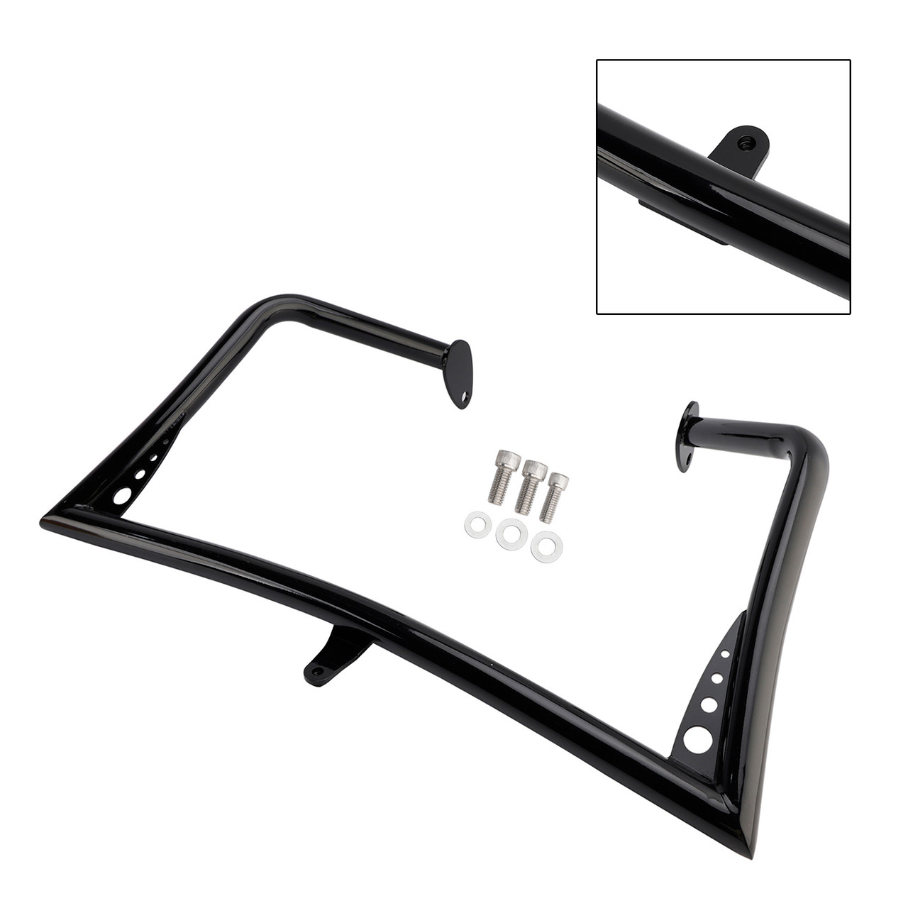 2019-2023 FLHT FLTRX FLHRXS Engine Guard Crash Bar Frame Protector Bumper Black Generic