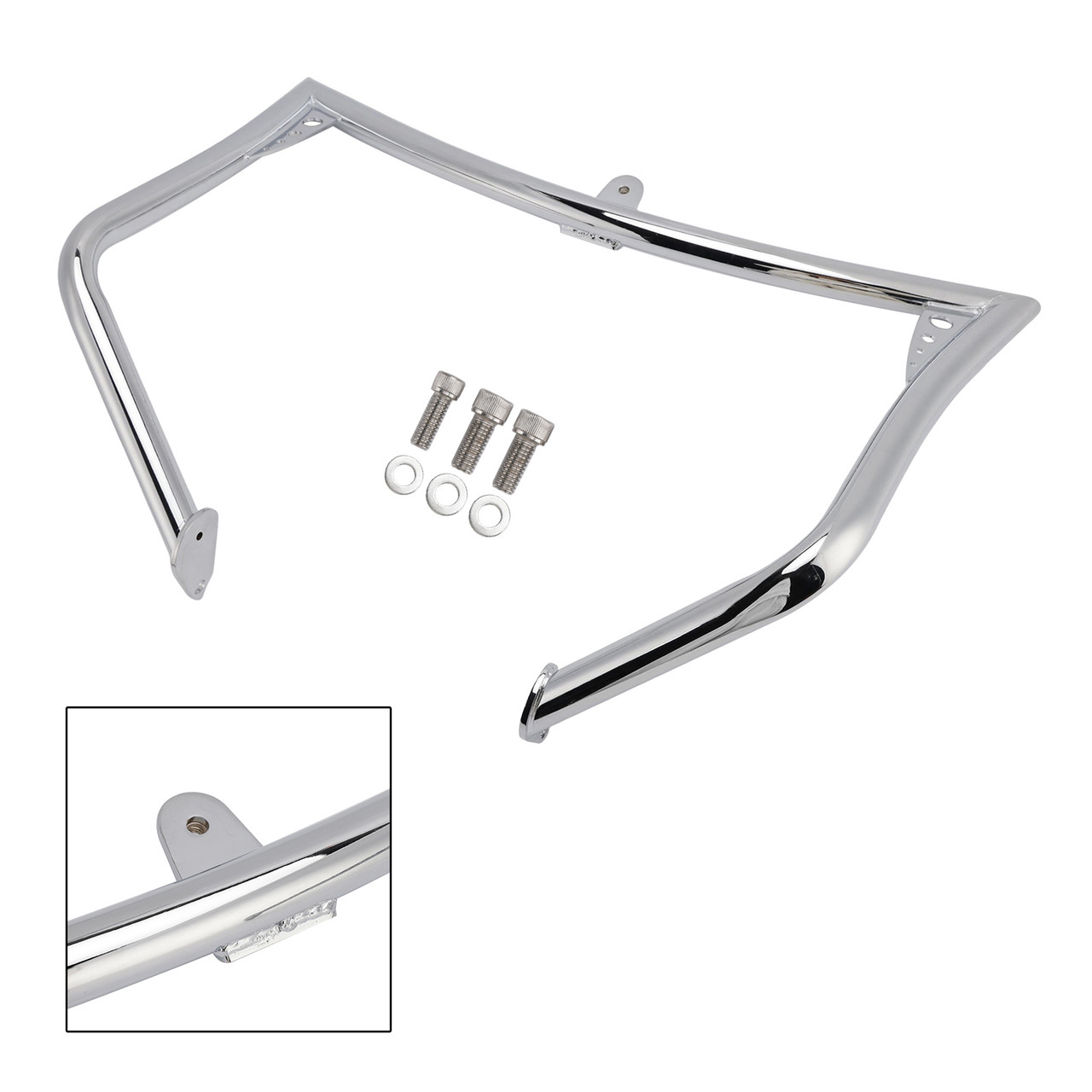 1997-2008 Touring Glide Engine Guard Crash Bar Frame Protector Bumper Chrome Generic