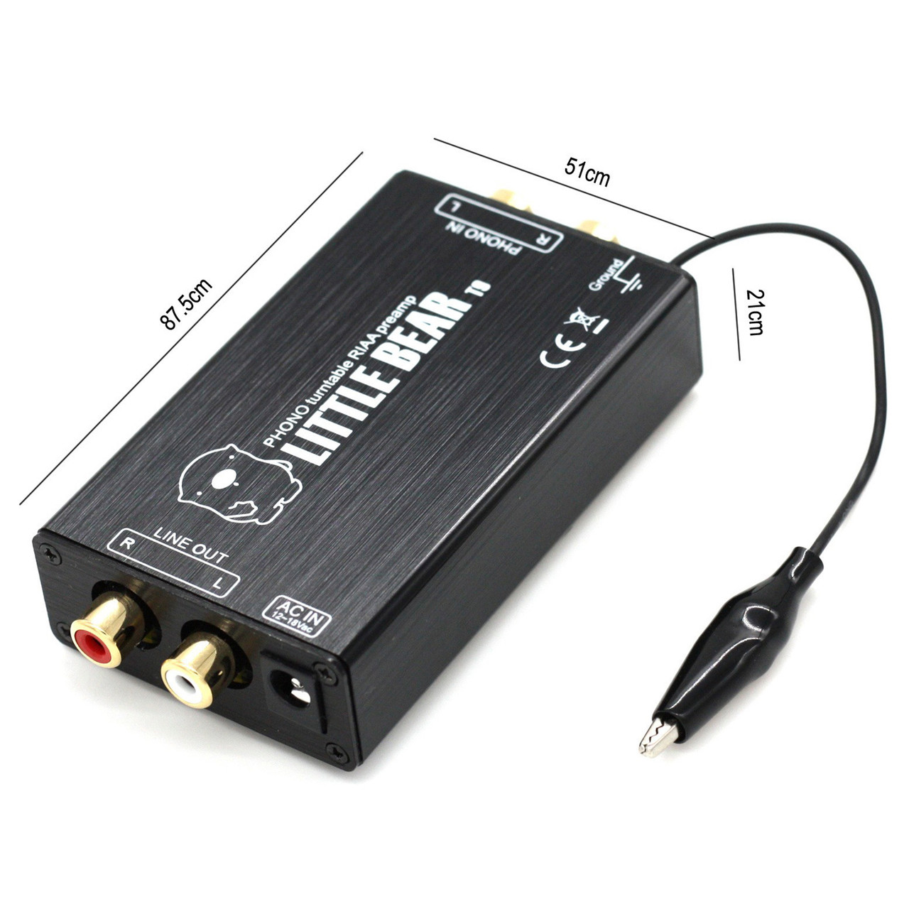 T11 Phono Preamp Preamplifier MM Phono Stage Preamp LP Vinyl Record Player Turntable Stereo Phonograph Pre-Amp EU